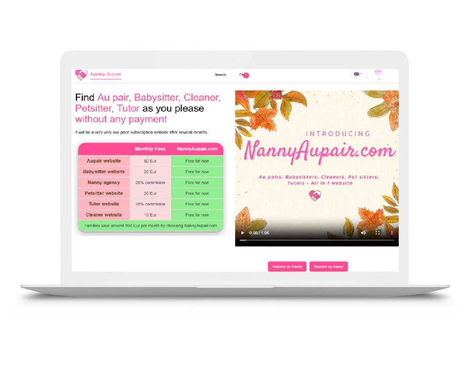 Nannyaupair.com IT oplossing door Budget IT